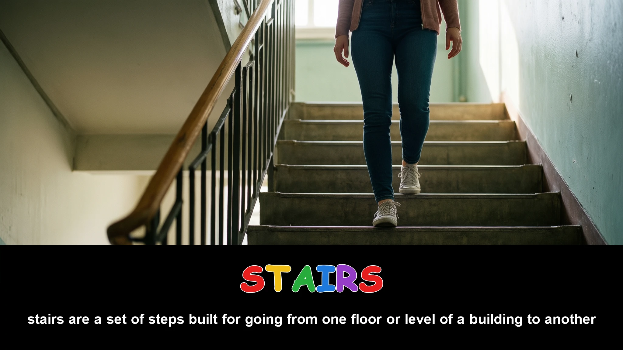 English Illustration for stairs